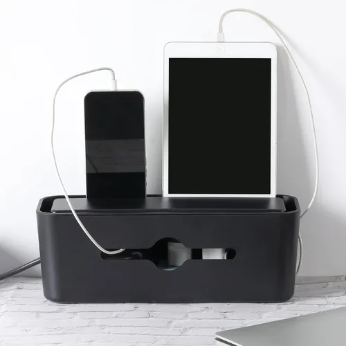 Miniatura 7 de Bates - Caja de gestión de cables, pequeña, caja organizadora de cables, caja organizadora de cables, organizador de caja de cables, caja de gestión