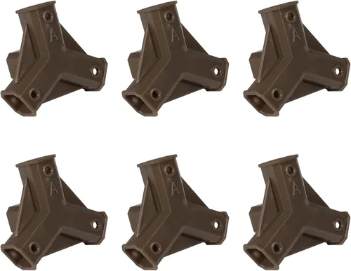 Miniatura 14 de Tikea Soporte para plantas para interiores y exteriores, soporte hexagonal para múltiples plantas, estante grande de madera para plantas, 7 niveles