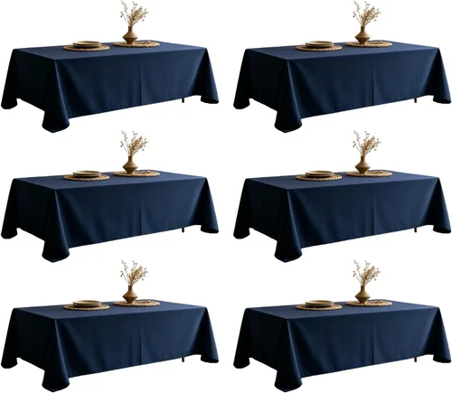Miniatura 15 de WIGENIUS Mantel rectangular negro