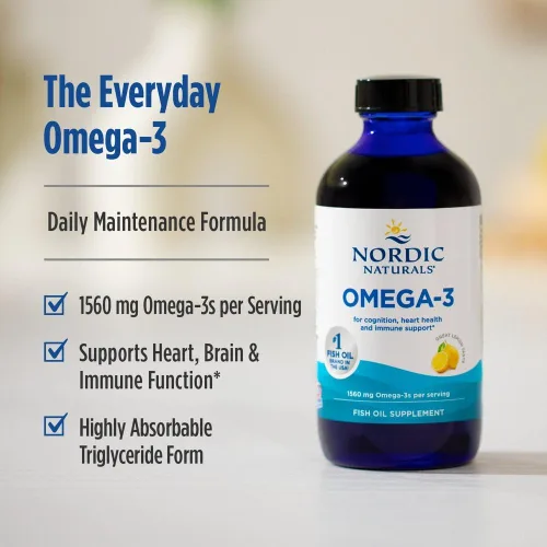 Miniatura 3 de Omega 3 de Nordic Naturals, fomenta la cognición, salud cardíaca, y el sistema inmunológico, 1686, 16 onza, Natural, 1, 1