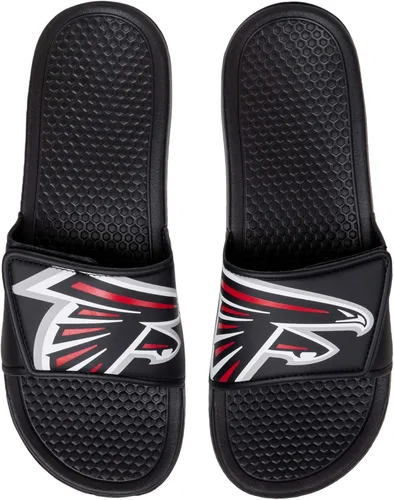 Miniatura 10 de FOCO mens NFL Team Cropped Big Logo Shower Sport Slide Flip Flop Sandals