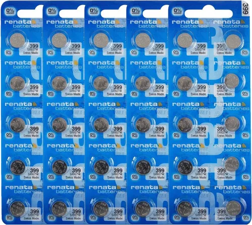 Miniatura 8 de Renata 399 SR927W Baterías – 1.55 V Óxido de Plata 399 Batería de reloj (2 unidades)