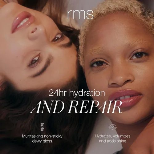 Miniatura 2 de RMS Beauty Liplights Cream Lip Gloss - Bálsamo labial voluminoso y tinte labial híbrido - Hidratante para labios con manteca de karité y aceite