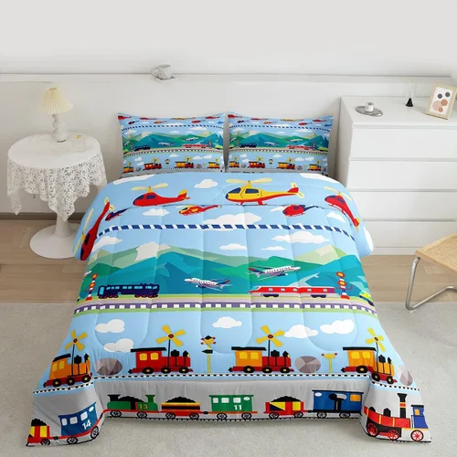Miniatura 22 de Feelyou Juego de edredón de música rock para niños, edredón colorido con estampado de mariposas para niños y niñas, juego de ropa de cama de Multi