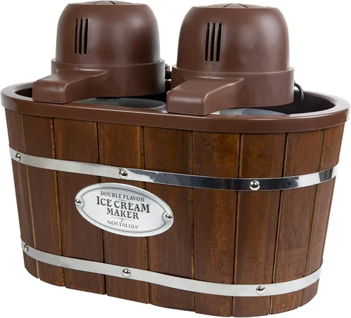 Miniatura 10 de Nostalgia Fabricante de helados eléctrico de 2 cuartos de galón – Haz helado casero, gelato, sorbete y yogur congelado – Sin necesidad de sal/hielo