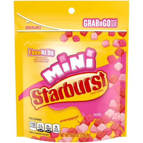 Mini FaveReds Stand Up Bolsa sin envolver, 8 onzas (paquete de 1)