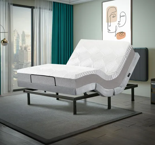 Miniatura 20 de Irvine Home Collection Base de cama ajustable de tamaño individual XL, características cargadas, gravedad cero, sin ronquidos, posiciones de memoria