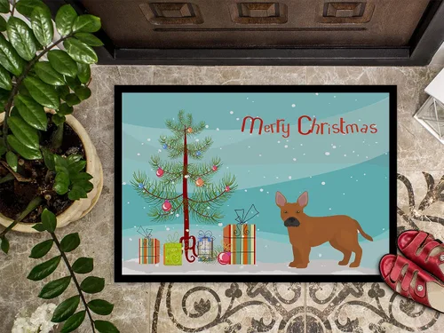 Miniatura 11 de Caroline's Treasures CK3799MAT Akita Shepherd - Tapete de árbol de Navidad de 18 x 27 pulgadas, tapete para puerta delantera, interior y exterior