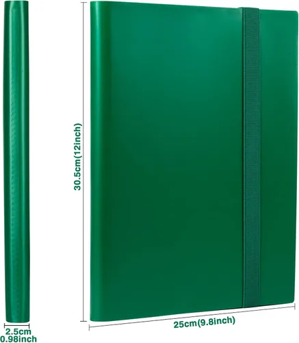 Miniatura 3 de GEAoffice Carpeta para Tarjetas, Álbum Carpeta de Tarjetas Coleccionables de 9 Bolsillos, Carpeta de 360 Bolsillos de Carga Lateral para Tarjetas