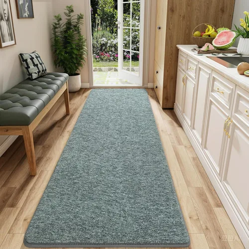 Miniatura 51 de Alfombra de pasillo lavable AROGAN de 2x8 para pasillo, alfombras largas con suave espuma viscoelástica para dormitorio, alfombras antideslizantes