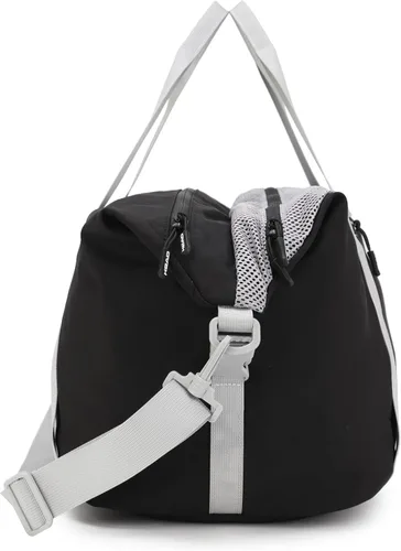 Miniatura 9 de HEAD Bolsa de lona impermeable rosa de 45L para mujer, bolsa de gran capacidad para pasar la noche con correa desmontable, bolsa de viaje ligera