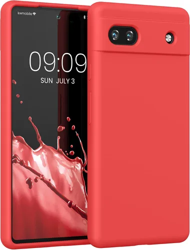 Miniatura 681 de kwmobile Funda Compatible con Google Pixel 6 Pro - Funda de teléfono de silicona TPU con acabado suave - Azul Arrecife