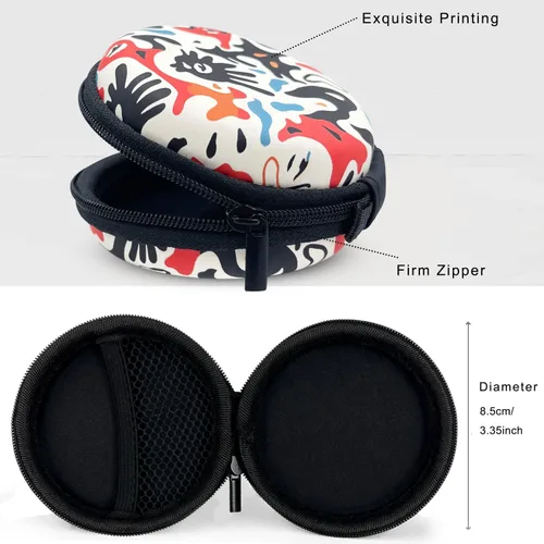Miniatura 3 de Koujaon Funda rígida portátil para auriculares Apple EarPods, auriculares USB-C con cable, Airpods 4, Airpods Pro 2 Beats Bose Galaxy Buds