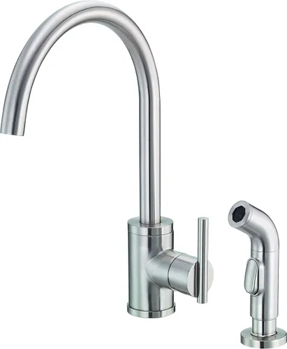 Miniatura 5 de Danze D401058 Parma - Grifo de cocina con rociador lateral, cromado