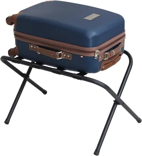 Miniatura 2 de Mabel Home Portaequipajes plegable de metal negro