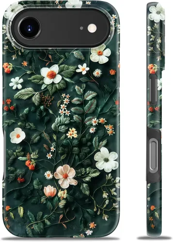 Miniatura 38 de Goodon para iPhone 17 Pro, Funda Estética de Gato Negro y Niña Naranja, Compatible con Magsafe, Funda Protectora Retro Única y Moderna de Silicona