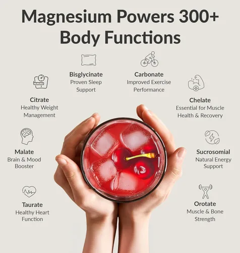 Miniatura 3 de BIOptimizers Magnesio Breakthrough Drink - 8 formas de magnesio, electrolitos, salud del sueño, estrés, recuperación muscular, apoyo cardíaco