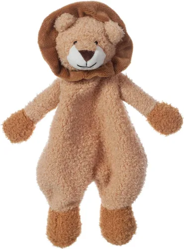 Apricot Lamb Manta de seguridad de animales de peluche, león amarillo, manta de personaje para guardería, felpa de lujo para acurrucarse (león