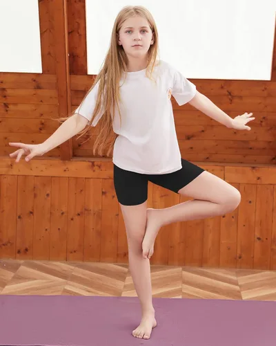 Miniatura 2 de BOOPH Pantalones cortos de baile transpirables para niñas de 2 a 10 años