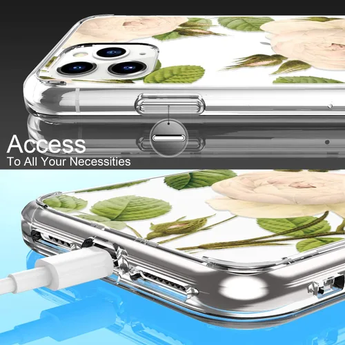 Miniatura 6 de LUHOURI - Funda para iPhone 11 Pro Max de mariposas