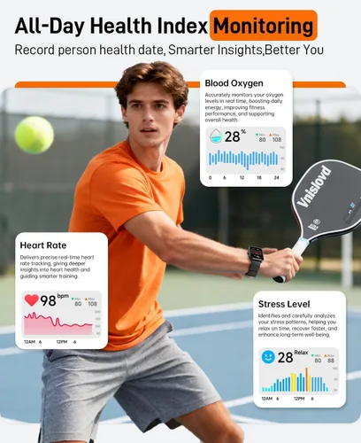 Miniatura 3 de Relojes inteligentes para mujeres y hombres, 2025 reloj inteligente de 1.85" Alexa, rastreador de fitness compatible con Smart Watch para Android