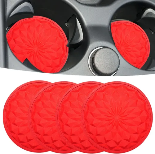 Miniatura 13 de Posavasos para automóvil, portavasos universales impermeables y antideslizantes para automóviles, accesorios para el interior del automóvil, a