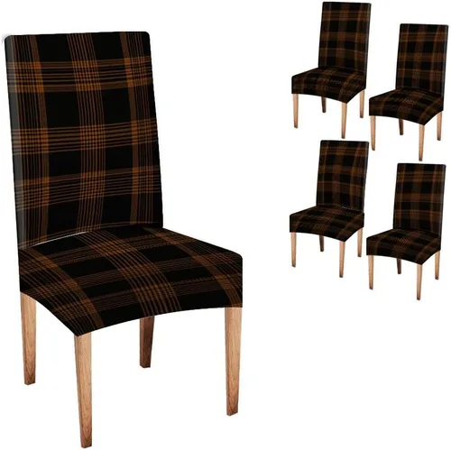 Miniatura 65 de CAPSCEOLL Fundas para Sillas De Comedor 4, Funda elástica para silla de comedor, lavable de elastano, fundas para sillas Parsons de cocina, Fundas