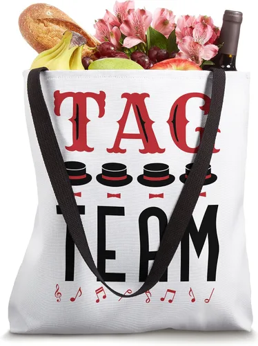 Miniatura 4 de Tag Team Barbershop Quartet Harmony Singing Singers Bolsa Tote