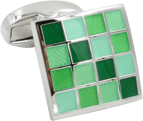 Miniatura 4 de Gemelos verde coral jade Regalo de aniversario de boda 35 Husband Pressie para hombres Gemelos para ceremonia de matrimonio, Acero aleado