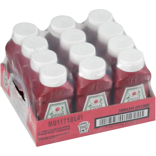 Miniatura 7 de Heinz Ketchup Forever - Botella invertida completa (20 onzas, paquete de 12)