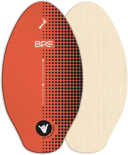 Miniatura 9 de BPS Skimboard 'Shaka' de Nueva Zelanda con almohadillas de agarre EVA de colores y capa transparente de alto brillo tablas de madera para aventuras