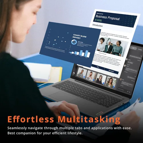 Miniatura 6 de Lenovo Ideapad 3 - Laptop táctil antirreflejo FHD IPS de 15.6 pulgadas, Intel Core i3-1115G4, 8 GB DDR4, 416 GB de almacenamiento