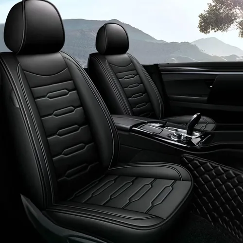 Miniatura 16 de AOMSAZTO 2 fundas de asiento delantero de ajuste personalizado para Volkswagen Jetta 2007-2025 - Protector de asiento de automóvil de cuero