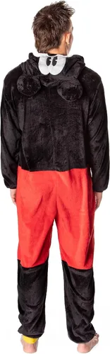 Miniatura 2 de Disney Mickey Mouse Super Minky - Disfraz con capucha para adultos traje de unión ropa de dormir Multicolorido