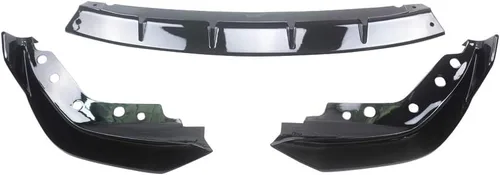 Miniatura 6 de NINTE Borde delantero para BMW G20 G28 3 Series M Sport 2019-2023, pintado negro brillante, 3 piezas