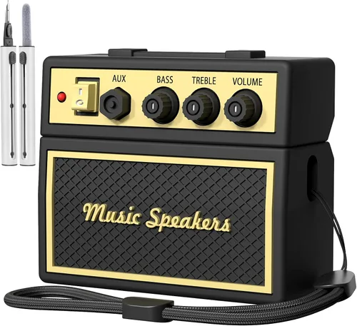FILOTO Funda para AirPods Pro de 2ª generación con kit de limpieza, funda para Airpod Pro, amplificador de guitarra, diseño de audio retro, funda