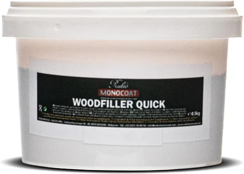 Rubio Monocoat Woodfiller Quick (M), 1.1 lbs | Masilla de relleno de madera de curado rápido para carpintería interior y madera astillada Medio