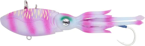 Miniatura 49 de Nomad Design Señuelo de pesca vibratorio patentado original de Squidtrex – Señuelo de plástico suave TPE con aroma añadido para agua salada con Cali