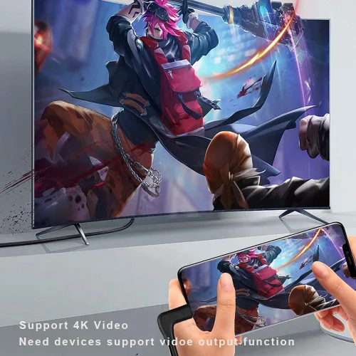Miniatura 6 de QCEs Cable USB C a USB C 3.1 Gen 2 de 6.6 pies, cable tipo C de ángulo recto con pantalla de video 4K, transferencia de datos de 10 Gbps, carga PD