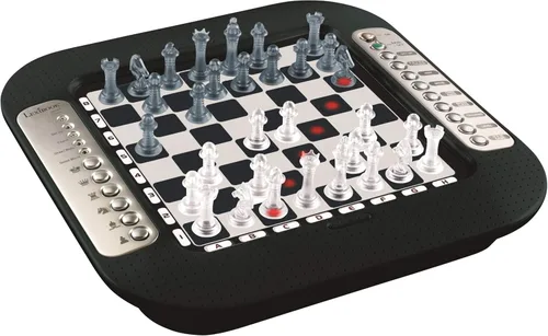 Miniatura 15 de Lexibook, Juego de ajedrez electrónico de viaje, 32 piezas, 64 niveles de dificultad, 1 a 2 jugadores, juego de estrategia, juego de mesa familiar