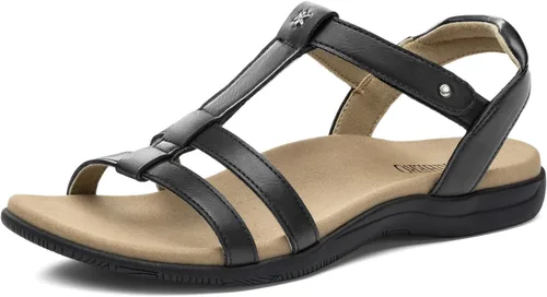 Rihero Sandalias ortopédicas con soporte de arco para mujer, ortopédicas, cómodas, para caminar, informales, ajustables, para verano, playa,