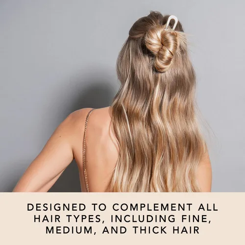 Miniatura 4 de The Hair Edit Horquilla Francesa Sleek Chignon, Elegante Accesorio de Cabello de Metal Dorado para Moños, Giros Franceses y Peinados Recogidos, Oro