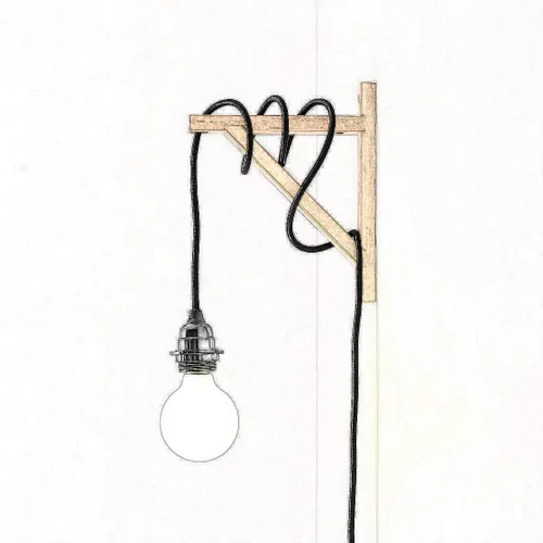 Miniatura 3 de HESSION Paquete de 2 luces colgantes enchufables de 15 pies, cable de extensión negro con interruptor de encendido/apagado en línea, enchufe E26 E27