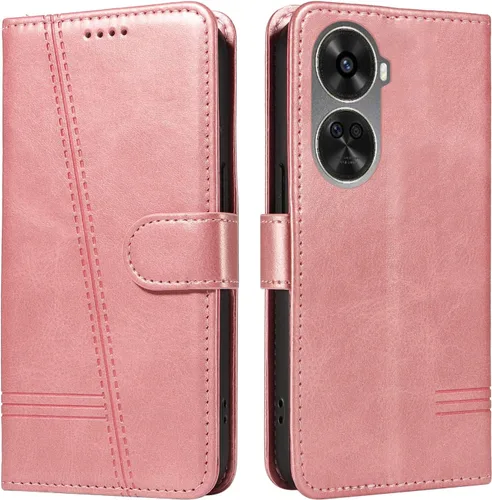 Miniatura 37 de Funda con tapa para Huawei Nova Lite 3, protección de 360 grados, a prueba de golpes, de piel sintética, con función atril y 3 ranuras