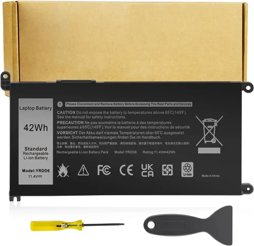 Miniatura 17 de Futurebatt Nueva batería de repuesto para Dell DJ1J0 451-BBZL PGFX4 ONFOH DJ1JO, para Dell Latitude 12 7000 7280 7480 Series [42Wh 11.4V]