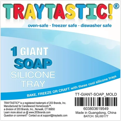 Miniatura 6 de Traytastic! Molde de silicona para jabón o molde grande para hornear, manualidades, fabricación de jabón y más