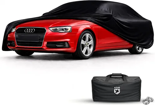Miniatura 8 de Fundas de coche resistentes a los arañazos para interior compatible con Audi 1996-2008 A4 – Material satinado negro ultra suave cubierta de coche
