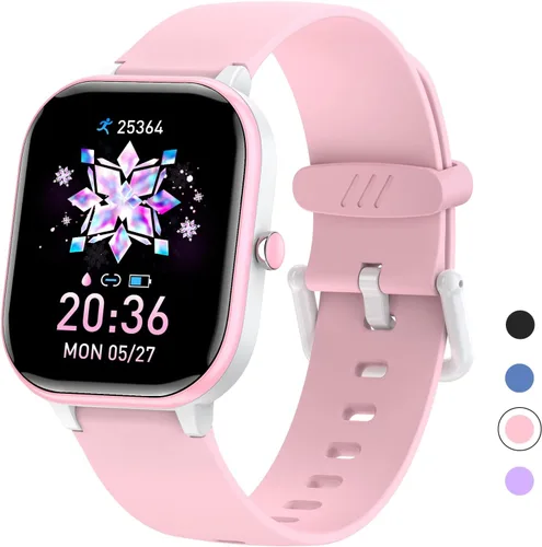 Miniatura 9 de Reloj de seguimiento de actividad física para niños, reloj inteligente impermeable IP68 con 19 modos deportivos, podómetro, monitor de frecuencia
