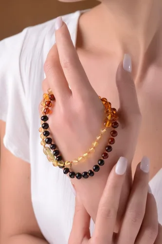 Miniatura 31 de Amber Necklace for Women - HandMade Baltic Jewelry for Adult - 18 inch - 100% Genuine