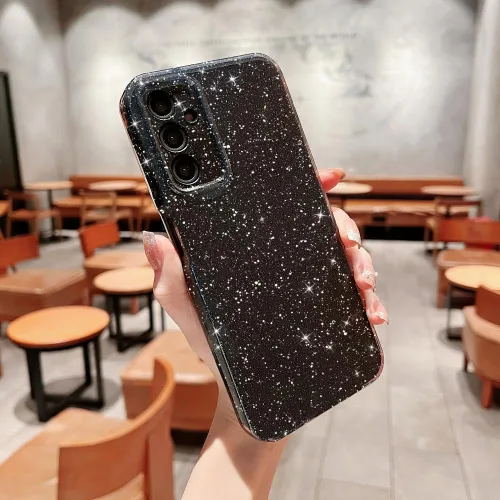 Miniatura 3 de MINSCOSE Funda compatible con Samsung Galaxy A14 5G, bonita funda delgada con purpurina fina, a prueba de golpes, de TPU para mujeres y niñas